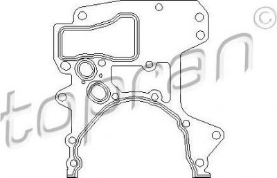 Topran 207 606 прокладка, масляный насос на OPEL ASTRA H универсал (L35)