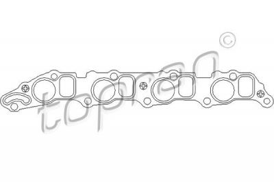 Topran 207 610 прокладка, впускной коллектор на OPEL ASTRA H GTC (L08)