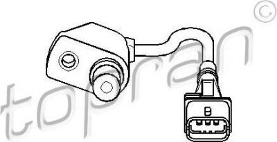 Topran 207 855 датчик частоты вращения, управление двигателем на OPEL OMEGA B (25_, 26_, 27_)