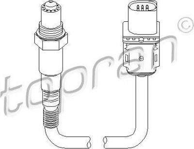 Topran 207 880 лямбда-зонд на OPEL ASTRA H фургон (L70)
