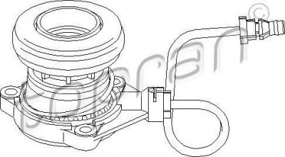 Topran 207 973 центральный выключатель, система сцепления на OPEL CORSA D