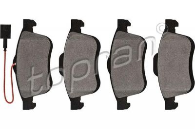 Topran 208 286 комплект тормозных колодок, дисковый тормоз на OPEL COMBO Tour (X12)