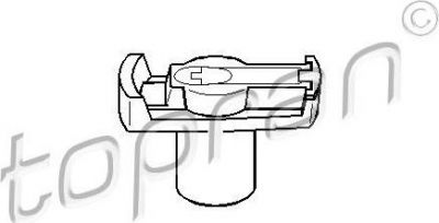 Topran 300 338 бегунок распределителя зажигани на MERCEDES-BENZ 190 (W201)
