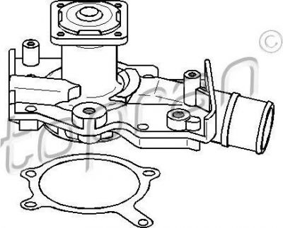 Topran 300 604 водяной насос на FORD MONDEO I седан (GBP)