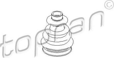 Topran 301 252 пыльник, приводной вал на FORD FIESTA IV (JA_, JB_)