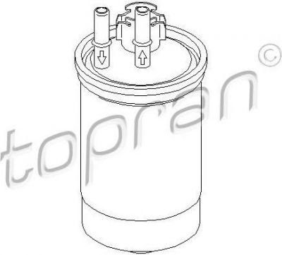 Topran 301 660 топливный фильтр на FORD FOCUS (DAW, DBW)