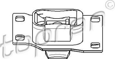 Topran 301 806 подвеска, ступенчатая коробка передач на FORD FOCUS (DAW, DBW)
