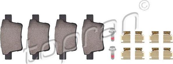 Topran 302 054 комплект тормозных колодок, дисковый тормоз на FORD MONDEO III седан (B4Y)