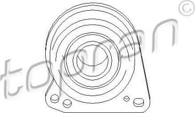 Topran 302 406 подшипник, приводной вал на FORD MONDEO III (B5Y)