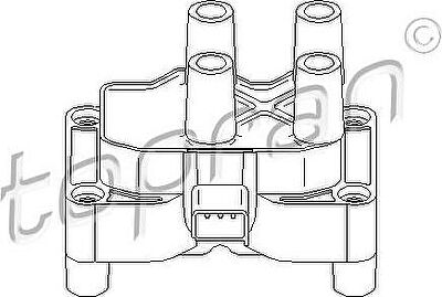 Topran 302 444 катушка зажигания на FORD FIESTA VI