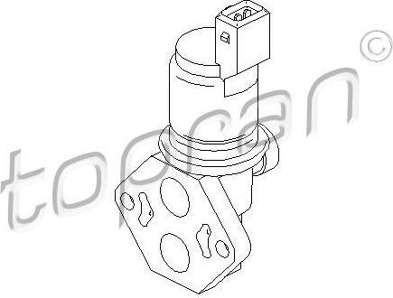 Topran 302 446 поворотная заслонка, подвод воздуха на FORD KA (RB_)