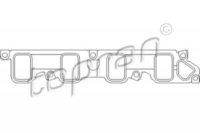 Topran 302 550 прокладка, впускной коллектор на FORD KA (RB_)