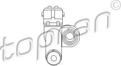 Topran 302 648 датчик частоты вращения, управление двигателем на FORD MONDEO II (BAP)