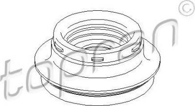 Topran 304 044 подшипник качения, опора стойки амортизатора на FORD TRANSIT c бортовой платформой/ходовая часть