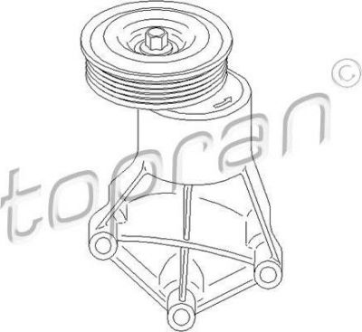 Topran 304 097 натяжитель ремня, клиновой зубча на SKODA OCTAVIA Combi (1Z5)