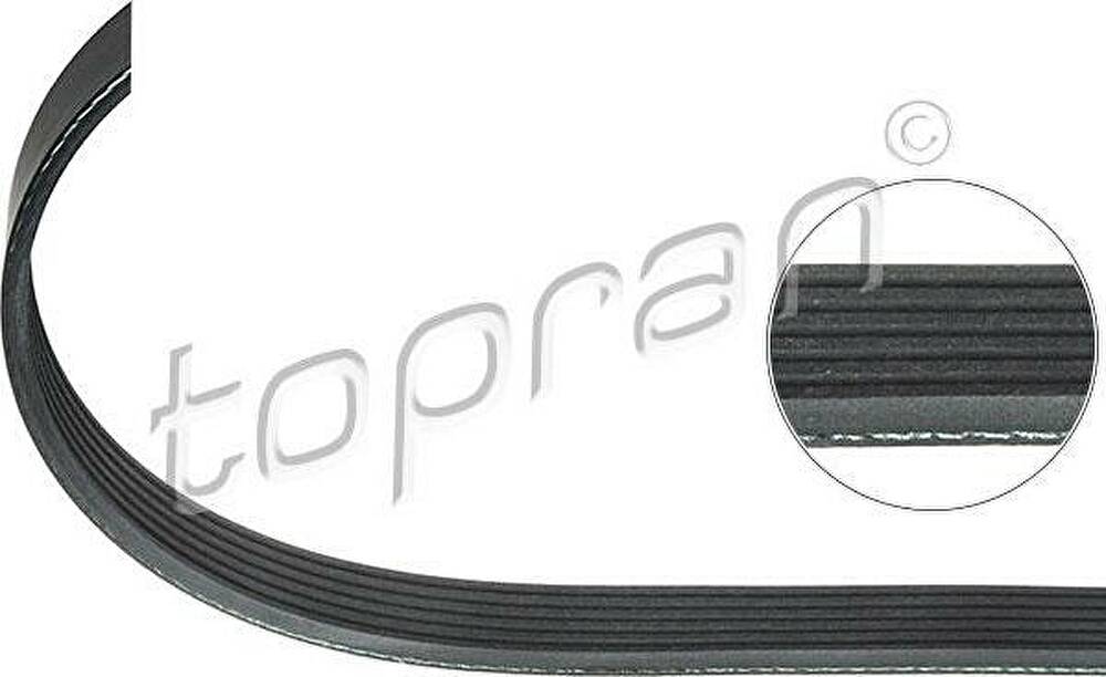 Topran 304 917 поликлиновой ремень на FORD FOCUS III Turnier