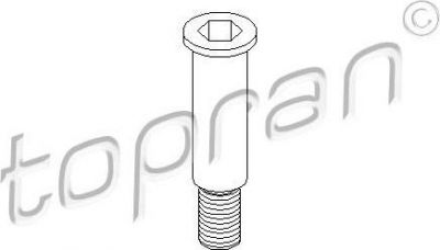 Topran 400 004 коренная шейка, рычаг натяжного ролика на MERCEDES-BENZ C-CLASS (W202)