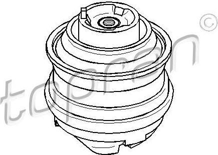 Topran 400 030 подвеска, двигатель на MERCEDES-BENZ C-CLASS (W202)