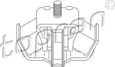 Topran 400 036 подвеска, ступенчатая коробка передач на MERCEDES-BENZ 190 (W201)