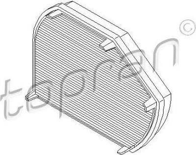 Topran 400 202 фильтр, воздух во внутренном пространстве на MERCEDES-BENZ C-CLASS универсал (S202)