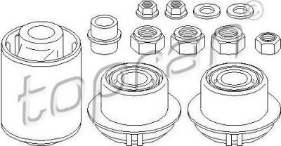 Topran 400 333 ремкомплект, поперечный рычаг подвески на MERCEDES-BENZ C-CLASS универсал (S202)