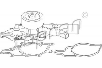 Topran 400 413 водяной насос на MERCEDES-BENZ C-CLASS универсал (S202)