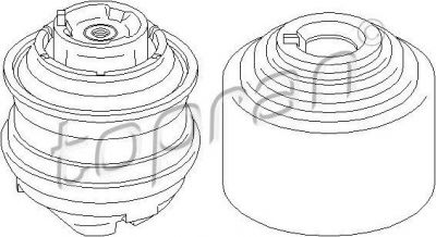Topran 400 471 подвеска, двигатель на MERCEDES-BENZ C-CLASS универсал (S202)