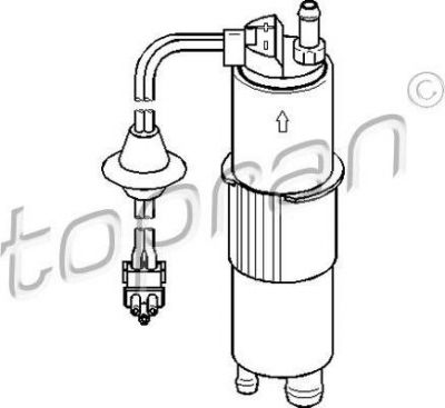 Topran 400 900 топливный насос на MERCEDES-BENZ C-CLASS универсал (S202)