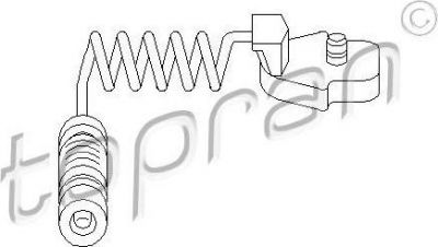 Topran 400 984 датчик, износ тормозных колодок на MERCEDES-BENZ 190 (W201)