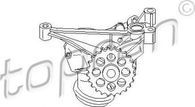 Topran 401 142 масляный насос на MERCEDES-BENZ C-CLASS (W202)