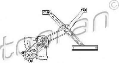 Topran 401 428 подъемное устройство для окон на MERCEDES-BENZ E-CLASS (W124)