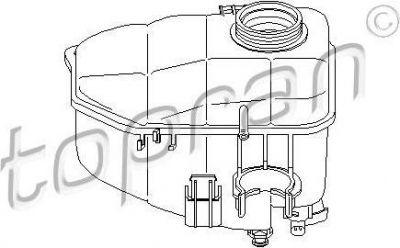 Topran 401 508 компенсационный бак, охлаждающая жидкость на MERCEDES-BENZ C-CLASS (W203)