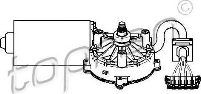 Topran 401 531 двигатель стеклоочистителя на MERCEDES-BENZ C-CLASS (W202)