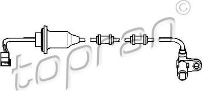 Topran 401 549 датчик, частота вращения колеса на MERCEDES-BENZ S-CLASS (W220)