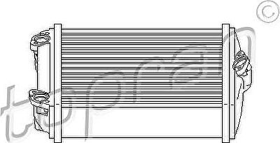 Topran 407 748 теплообменник, отопление салона на MERCEDES-BENZ S-CLASS (W126)