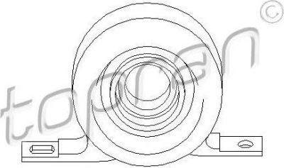 Topran 500 012 подвеска, карданный вал на 3 (E21)
