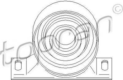 Topran 500 013 подвеска, карданный вал на 3 (E30)