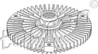 Topran 500 403 сцепление, вентилятор радиатора на HONDA ACCORD VII Tourer (CM)