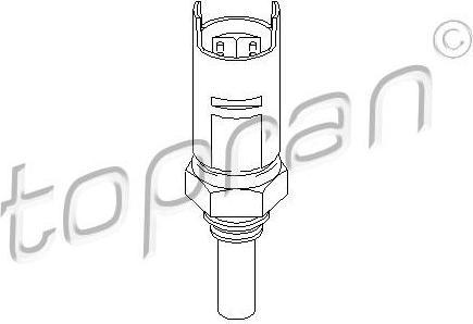 Topran 500 522 датчик, температура охлаждающей жидкости на 7 (E38)