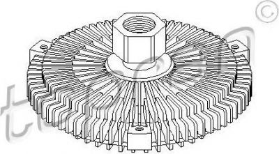 Topran 500 864 сцепление, вентилятор радиатора на 7 (E65, E66, E67)