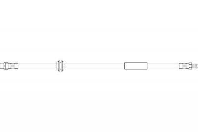 Topran 501 069 тормозной шланг на MINI MINI (R50, R53)