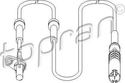 Topran 501 079 датчик, частота вращения колеса на 5 (E60)