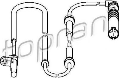 Topran 501 080 датчик, частота вращения колеса на 5 (E60)