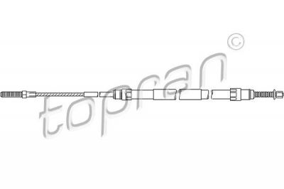 Topran 501 091 трос, стояночная тормозная система на VW PASSAT Variant (3B6)