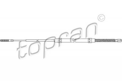 Topran 501 093 трос, стояночная тормозная система на 3 (E30)