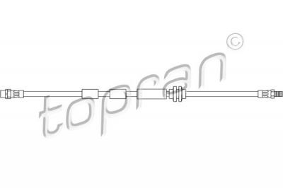 Topran 501 127 тормозной шланг на UAZ PATRIOT
