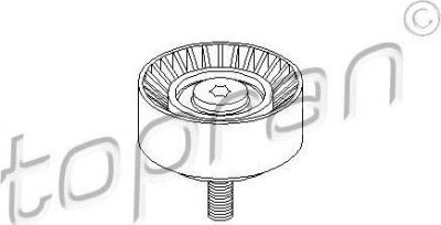 Topran 501 227 паразитный / ведущий ролик, поликлиновой ремень на 5 (E60)