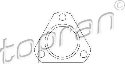 Topran 501 280 прокладка, труба выхлопного газа на 3 (E30)