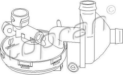 Topran 501 413 клапан, отвода воздуха из картера на Z4 (E85)