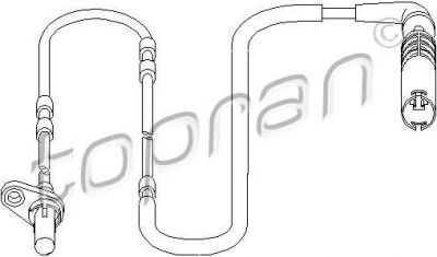 Topran 501 457 датчик, частота вращения колеса на X3 (E83)